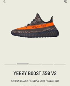 Size 10 - adidas Yeezy Boost 350 V2 Carbon Beluga -In Hand - FAST SHIP!