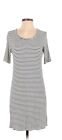 Michael Lauren Women Knit Casual Dress Sz XS NWT White Black Striped Beach