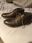 Frank Wright Walker MFW353 Mens Brown Leather Lace Up Chukka Boots-Size 10/11