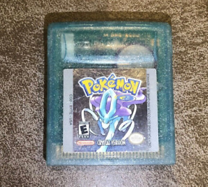 Nintendo Game Boy Pokemon Crystal Version Cartridge Authentic UNTESTED