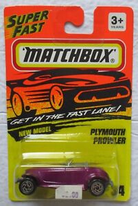 Matchbox Super Fast Plymouth Prowler #34 New Model 1:64 Scale Diecast 1994