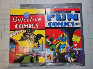 Detective Comics 27 and More Fun Comics 73 Loot Crate Reprint Facsimile