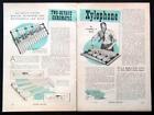 2 Octave Xylophone Chromatic 1940 HowTo build PLANS Wooden