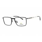 Lacoste Women's Eyeglasses Matte Black Rectangular Shape Metal Frame L2285E 002
