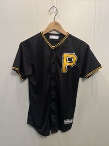 Pittsburgh Pirates Jersey Youth Size L Black MLB Baseball Outdoor