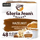 Gloria Jean's Hazelnut Keurig K-Cup Pods, Medium Roast Coffee, 48 Count