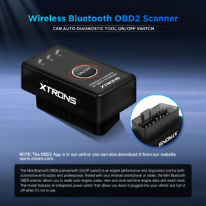 XTRONS OBD2 OBDII CAN-BUS Bluetooth Car Auto Diagnostic Interface Scanner Tool