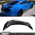 For 2015-22 Ford Mustang GT350 GT350R Style Trunk Spoiler Wing Carbon Fiber Look