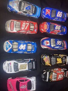 (10)  NASCAR Diecast Cars 1/64 Loose Lot Racing Champions Vintage Thailand Made