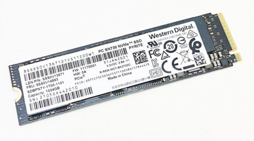 Fujitsu Lifebook T938 T939 1TB 1024GB M.2 NVMe SSD: W11pro+system drivers+more!