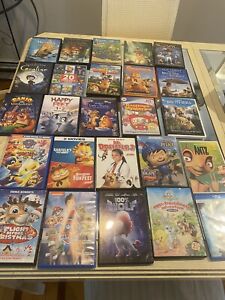 Lot Of 25 Blu-ray Dvd -Children/family movies - Disney & More