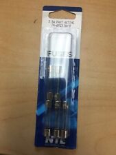 NTE 3AG Equivalent 6x30mm 3.5A 250V Fast Acting Glass Fuse 5pk