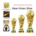 2022 Qatar FIFA World Cup Trophy Replica Artwork Solid Resin Gold Trophy Gift