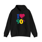 I Love The 90s Graphic Hoodie, Sizes S-5XL