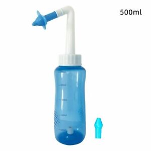 2PCS Wash Bottle 300ml Neti Pot Nose Irrigation Device for Colds Allergy Relief