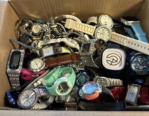 Bulk Huge Watch Lot 11 Lbs 1 Oz Of  Watches-As Is-Most Just Need Batteries