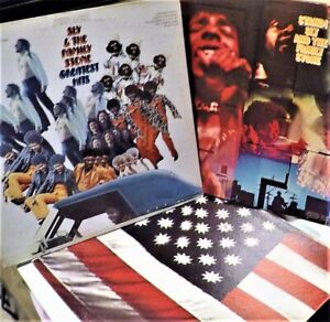 New ListingSly & The Family Stone Vinyl-Three (3) LPs Lot 1969-71