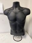 Used Male Mannequin Form + Stand,Torso Men Display TRADE SHOW  T-Shirt -black
