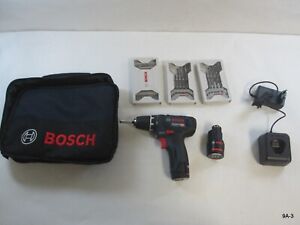 Bosch Cordless Drill Driver Professional GSR 12V-15 Set w/Batteries & EU Charger