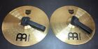 Meinl Brass Marching Medium Cymbal Pair 14”. With Straps. Could use as high hats