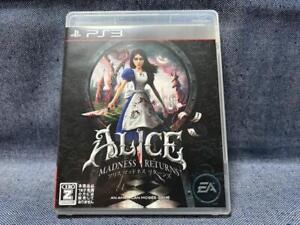 Alice : Madness Returns PS3 Region free Japan PlayStation 3 Video Game Japan