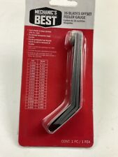 Mechanics Best TR25349 Offset Feeler Gauge With 16-Blade