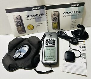Garmin GPSMAP 76S Waterproof Marine Outdoor Handheld Map Navigator w/Accessories