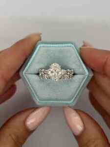 Wedding Ring 950 Platinum 4.15 Carat Round Cut IGI GIA Lab Grown Diamond