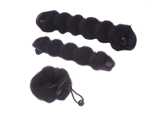 Set of 3 Magic Hair Styling Styler Hot Hair Donut Bun Ring Styler Maker (1 Large