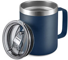 12oz Stainless Steel Insulated Coffee Mug with Handle Travel Mug Tumbler Cup