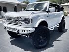 2023 Ford Bronco V6 WHITEOUT BAYSHORE CUSTOM LIFTED LEATHER BRONCO