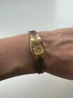 Womens Seiko 5420-5060 Gold Tone Womens Quartz Analog Wrist Watch