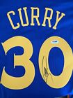 STEPHEN STEPH CURRY Signed Autographed Golden State Warriors Jersey Swingman PSA