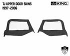 Jeep Wrangler TJ 97-06 Premium Upper Door Skins Black Diamond (For: Jeep TJ)