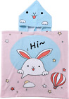TranquilBeauty Bunny Kids Beach Cover Up Swimming Towel - Poncho Hooded Swim - -