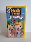 Bob the Builder - Teamwork - VHS Tape childrens cartoon hard clamshell case