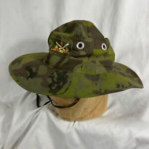 Original Vietnam War ARVN Patched ERDL Invisible Camo Slouch Hat