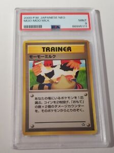Moo-Moo Milk (Banned Artwork) PSA 9 MINT Japanese Neo 1 ~ Pokémon TCG Card