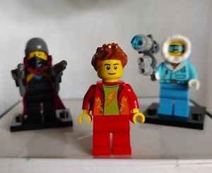 Lego The Flash Minifigure Lot ( Flash, Cpt Cold, and Cpt Boomerang)