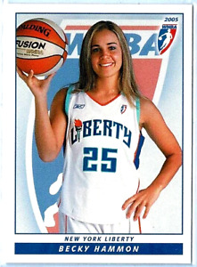 BECKY HAMMON 2005 Rittenhouse WNBA Promo #P2 with FREE Jersey Card 🏀 LIBERTY