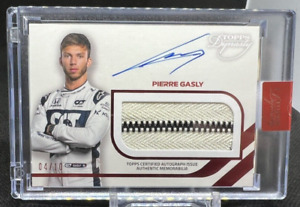 2021 Topps Dynasty Formula 1 F1 - Pierre Gasly - Suit Zipper Patch Auto 4/10