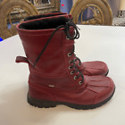 UGG Butte Crimson Hiking Snow Boots Size 12