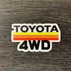 Vintage Stripes Toyota Sticker Decal 4X4 4WD  Tacoma Tundra 4Runner SR5