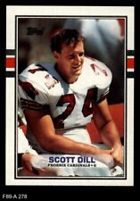1989 Topps #278 Scott Dill Cardinals-FB Memphis St 8 - NM/MT