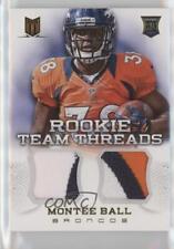 2013 Momentum Team Threads Combo Materials Prime /49 Montee Ball #9 Rookie RC
