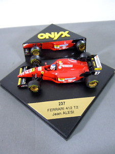 Vintage 1:43 Onyx F1 race car Ferrari 412 T2-Jean Alesi  1995 season w/case