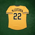 Andrew McCutchen Pittsburgh Pirates Cooperstown Men's Gold Throwback Jersey