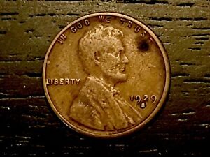 New Listing1929 S Lincoln Wheat Penny Cent  Off Center Strike Error - Spend $20=🎁 (#424)