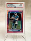 2021 Donruss Trevor Lawrence Rated Rookie Optic Preview Pink PSA 10 Gem Mint RC