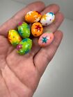 Easter Egg Beads Beads for Jewelry Making Oval Plastic Beads Star 50 pcs